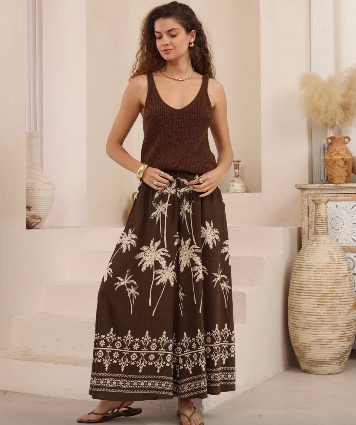 Palm Pants Chocolate