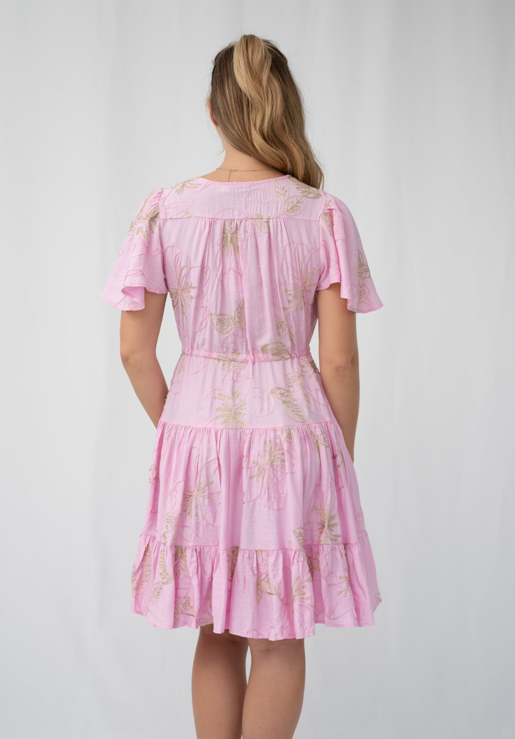 Annie Pink & Gold Dress