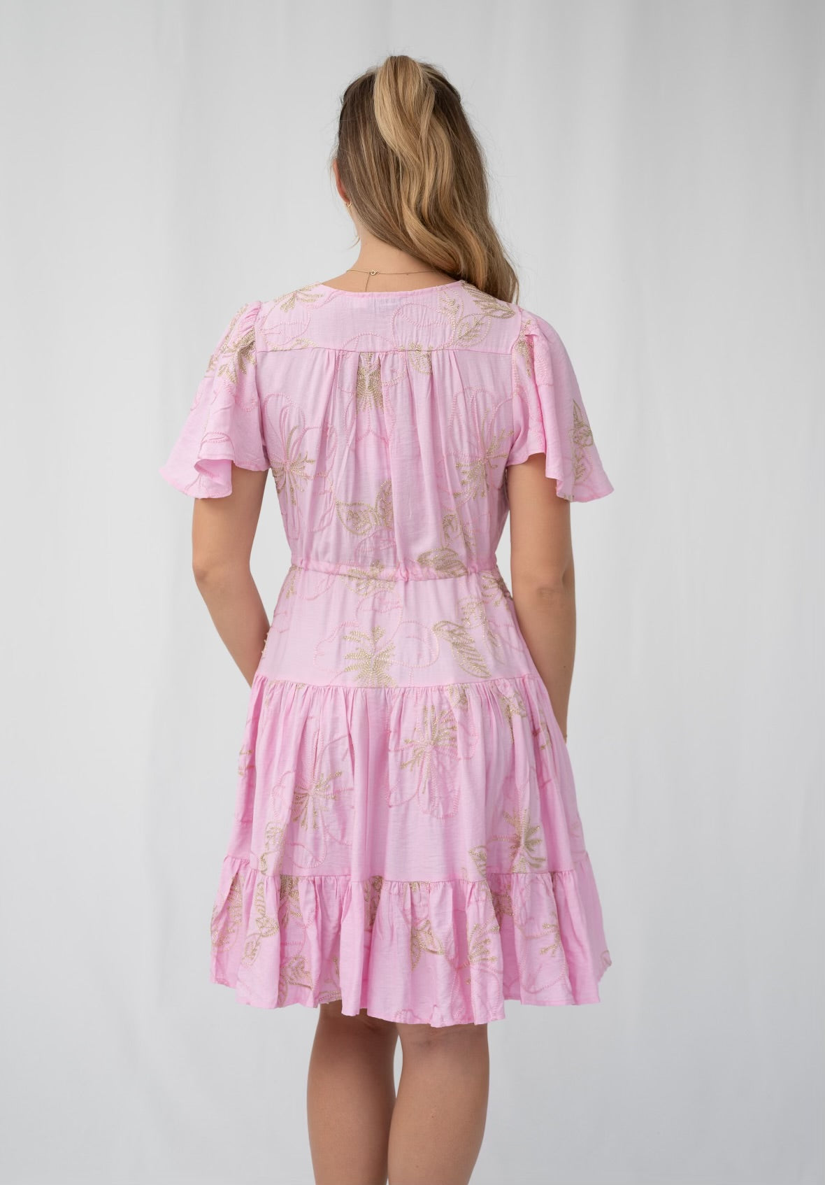 Annie Pink & Gold Dress