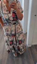 Violette Austraia Print Maxi Dress
