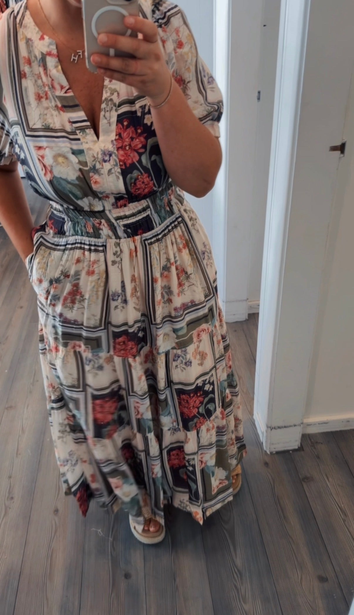 Violette Austraia Print Maxi Dress