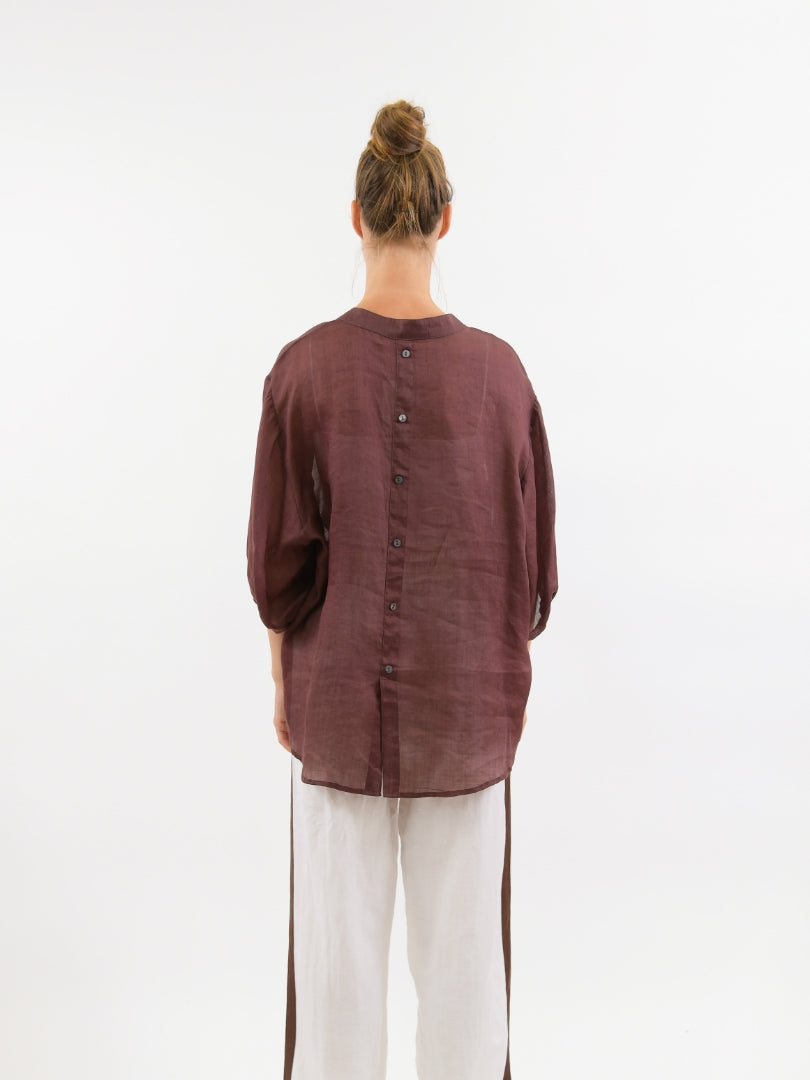 Aurora Shirt Chocolate