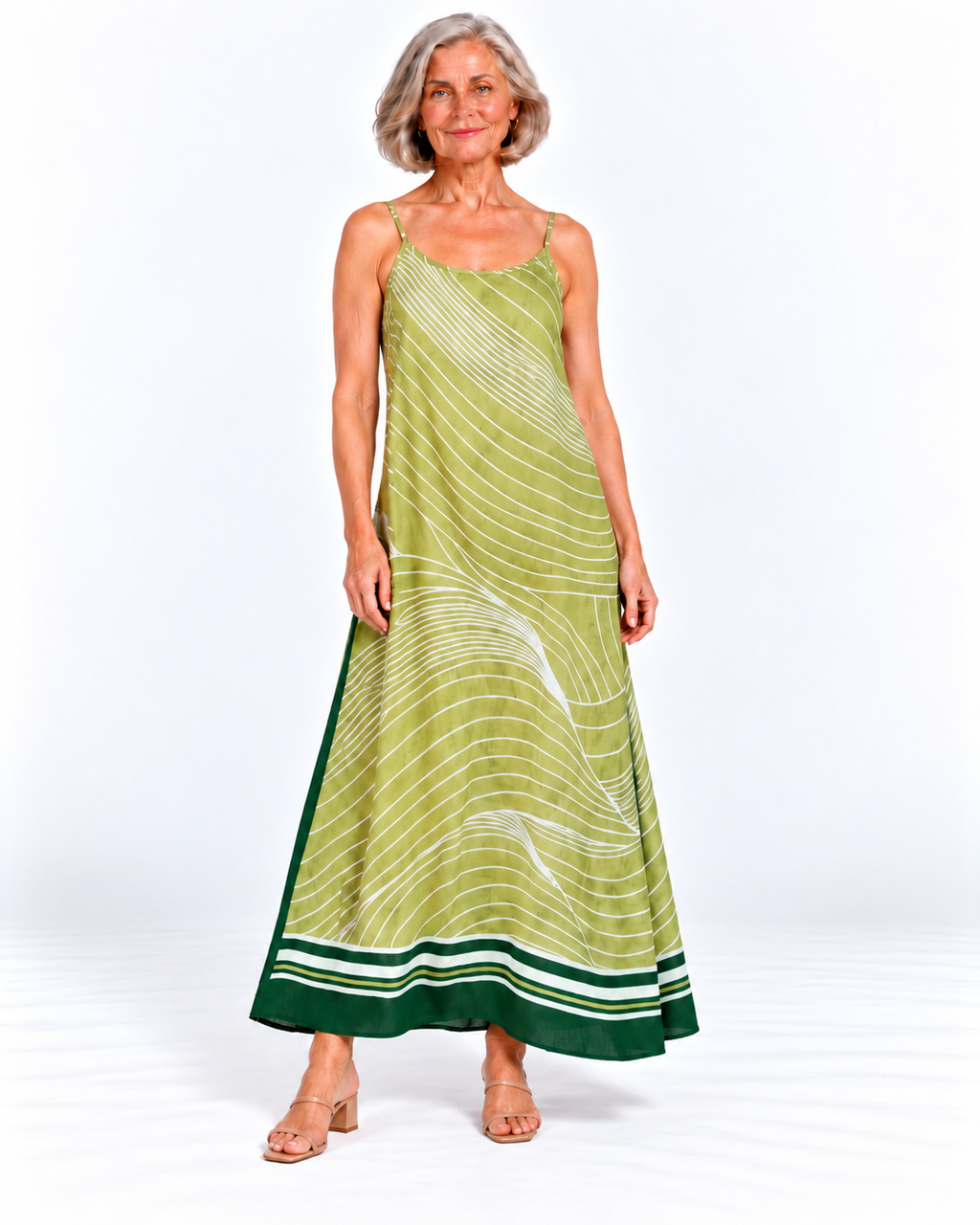Green Floaty Dress