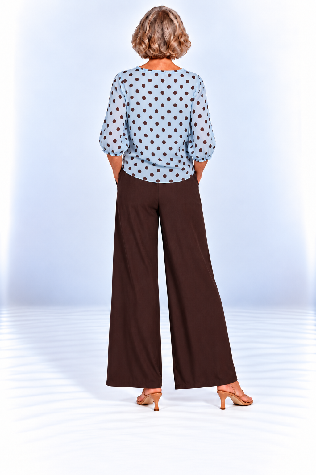 Blue Choc Spot top