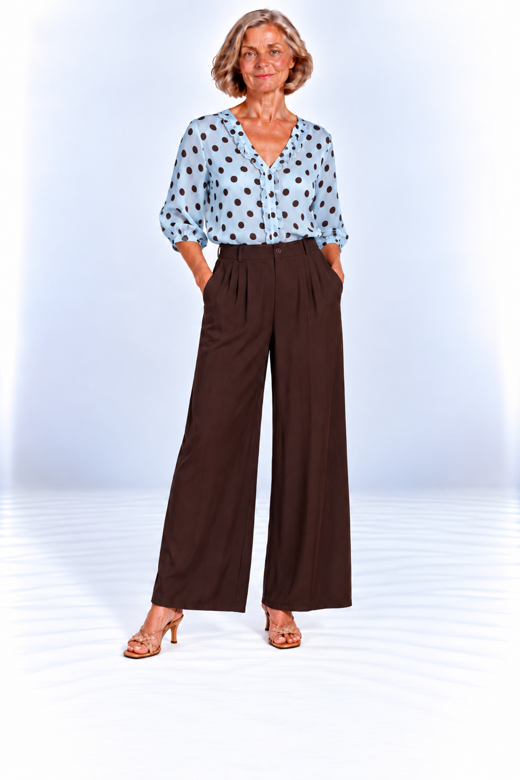 Blue Choc Spot top