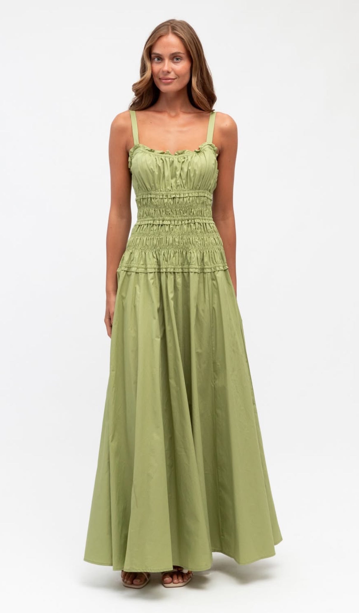 Pre Order Lou Matcha Dress arrival 10th December