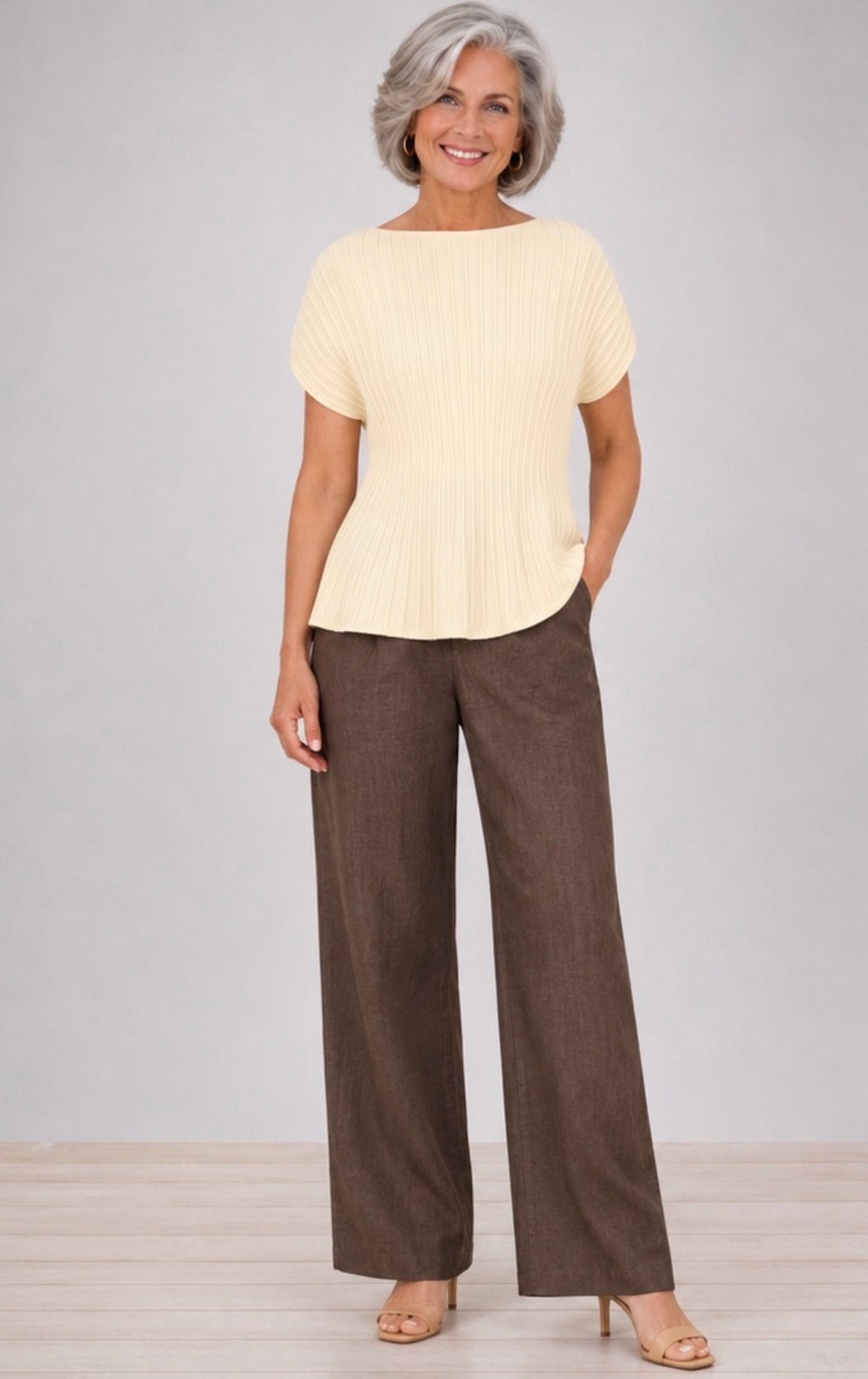 Leslie Knit Top Butter