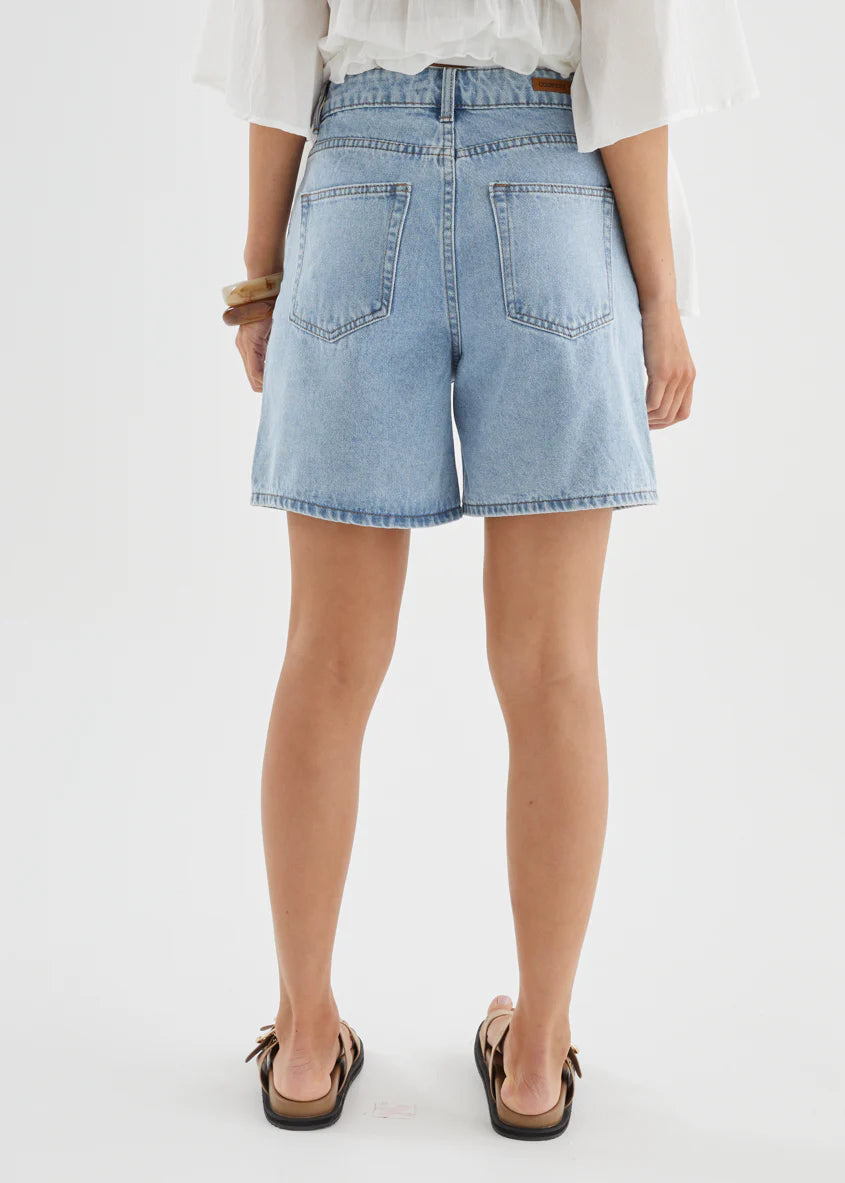 Lucy Light Colour Denim Shorts
