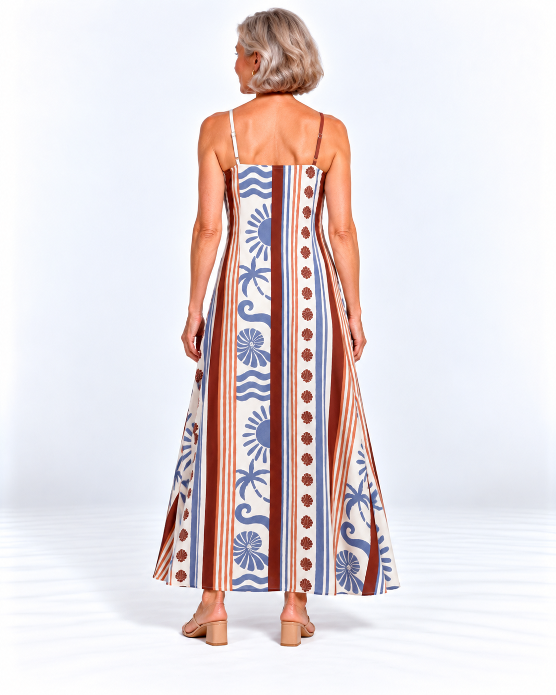 Seabreeze Print midi Print