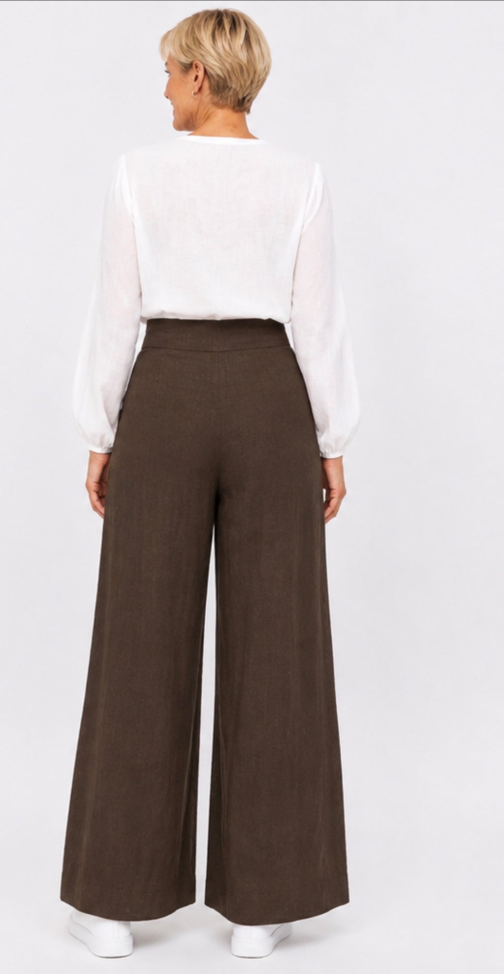 Everyday Linen Pants Chocolate