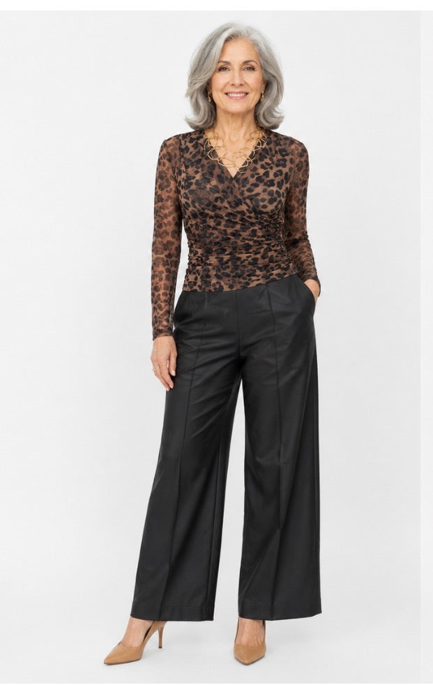 Wild Elegance Mesh Top