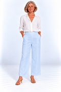 Baby Blue Linen Pants