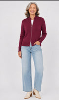 Ruby Luxe Zip Cardigan
