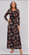 Orchid lover Mesh Maxi Dress