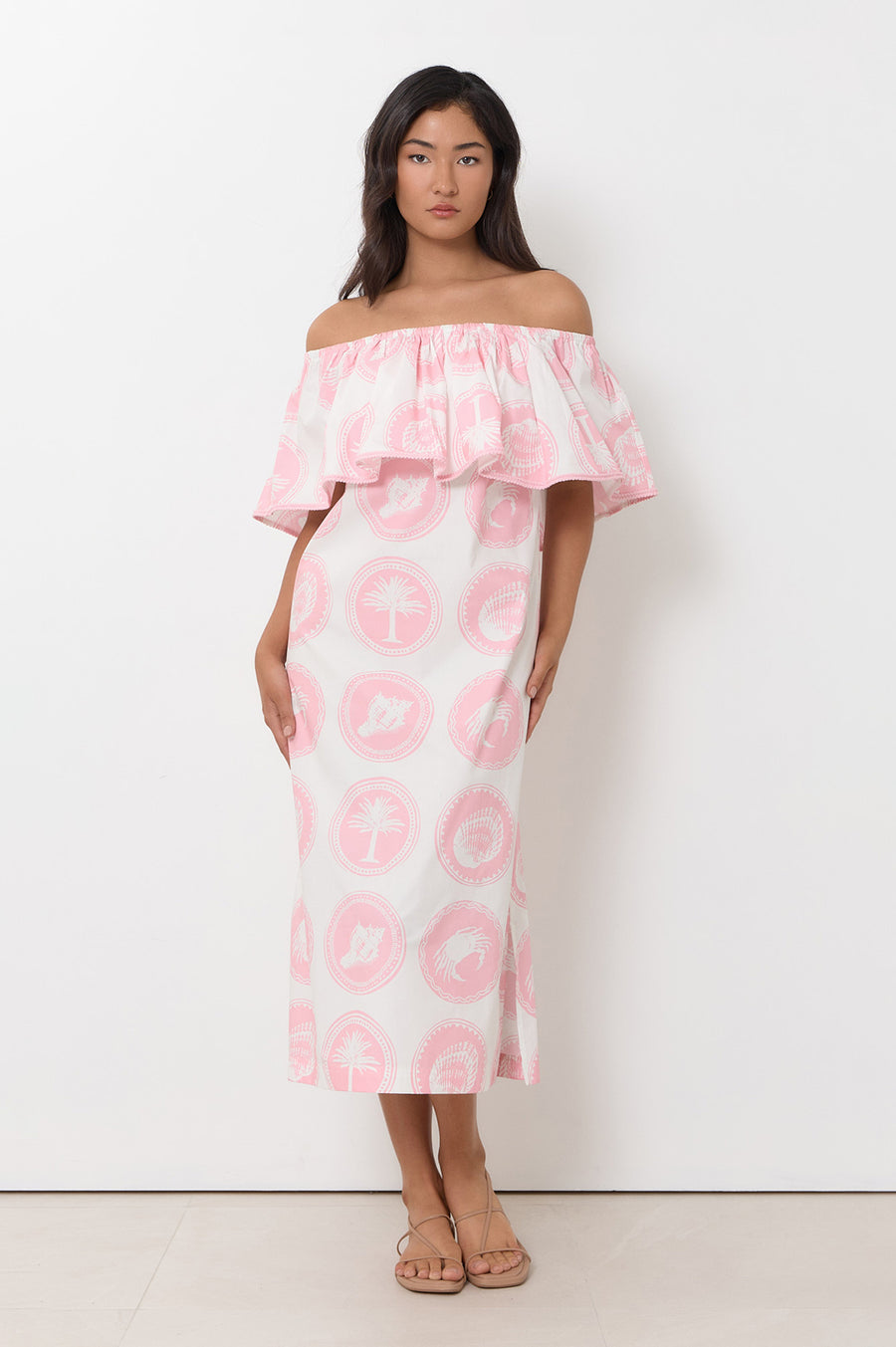 Bronte Whitehaven Printed Dress Pink
