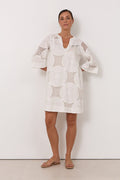 Paloma Kaftan Short Dress