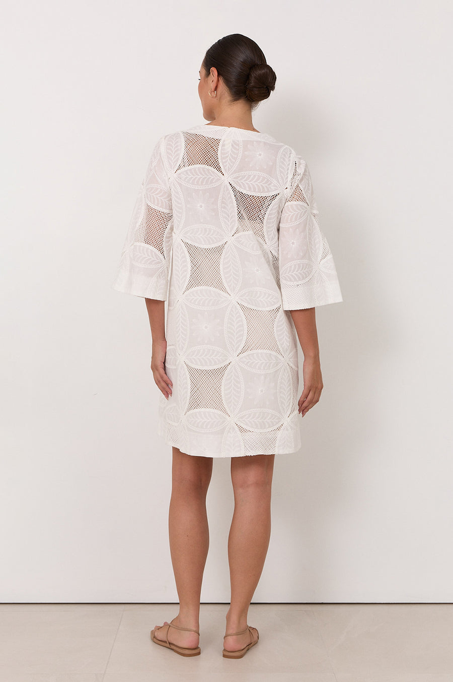 Paloma Kaftan Short Dress