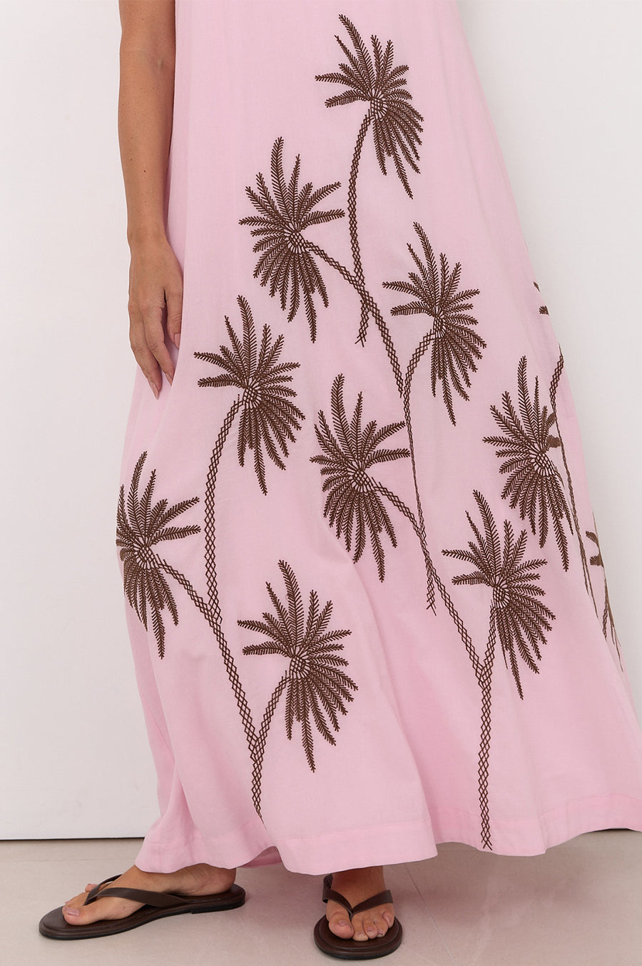 Kenzi High Neck Maxi Dress PInk