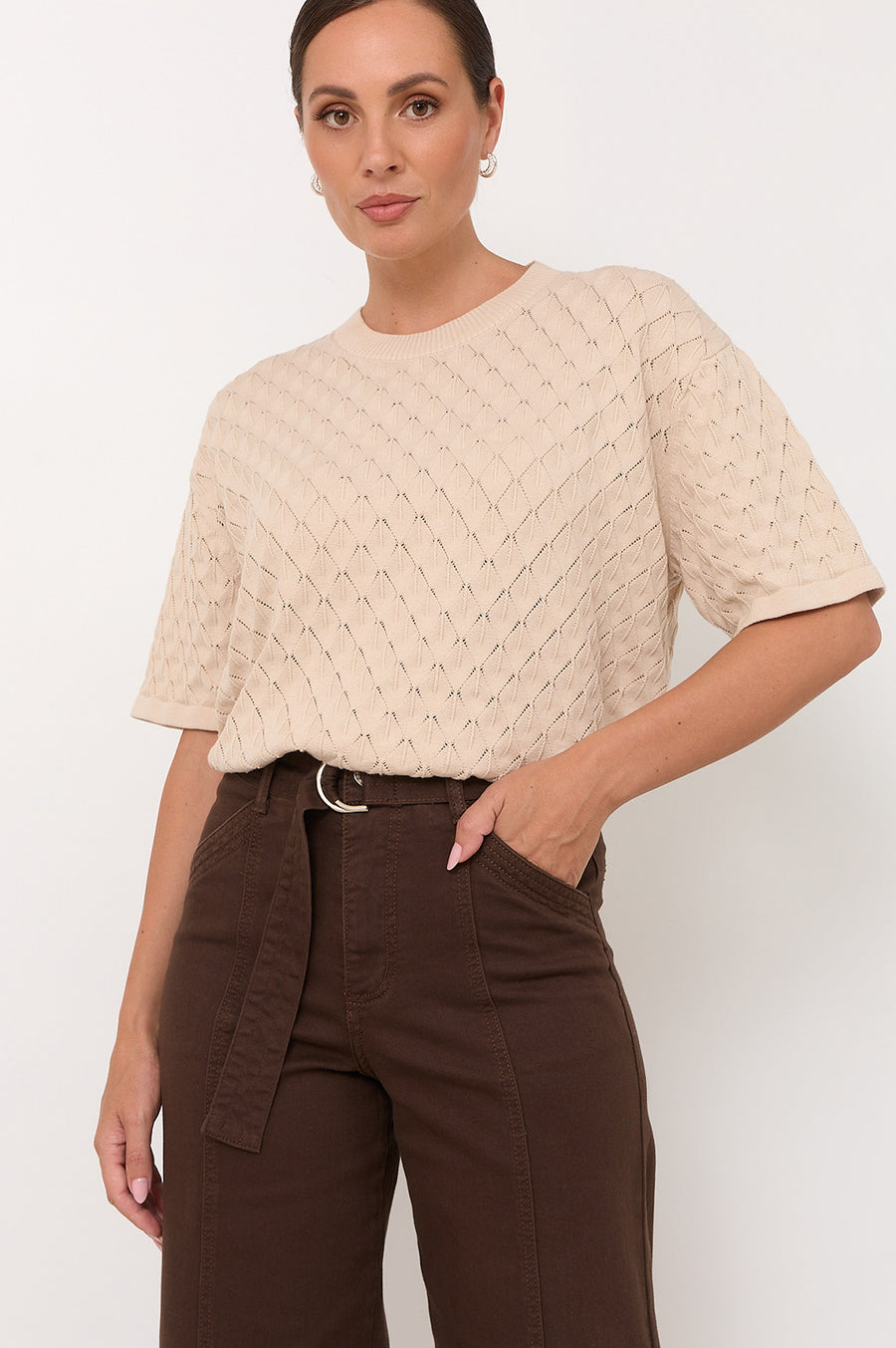 Adele Jeans Chocolate