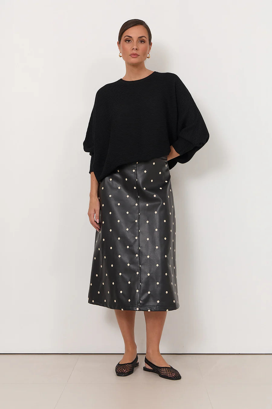 Viktoria Faux Leather Skirt