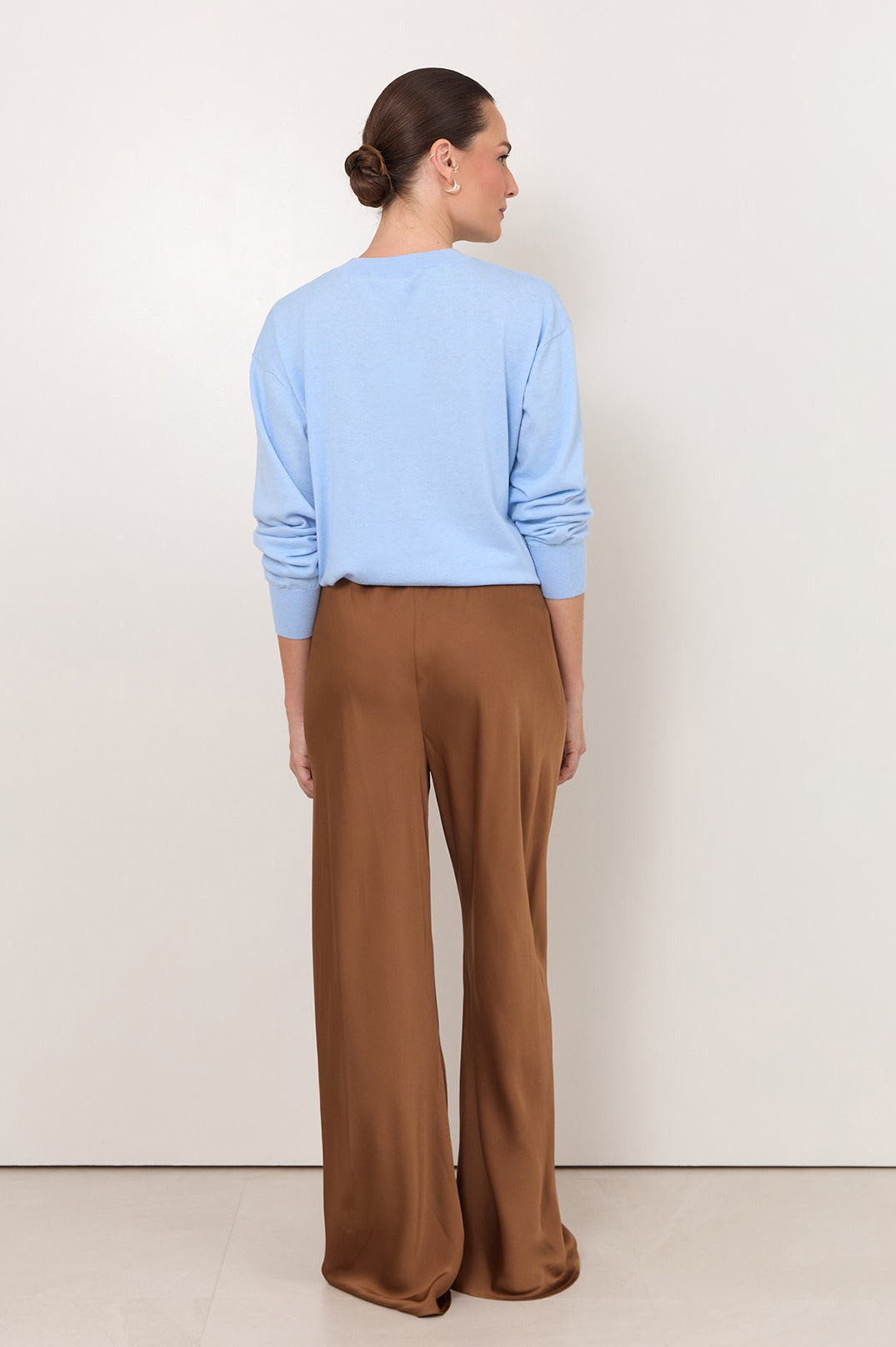 Cairo Bias Cut Pant Toffee