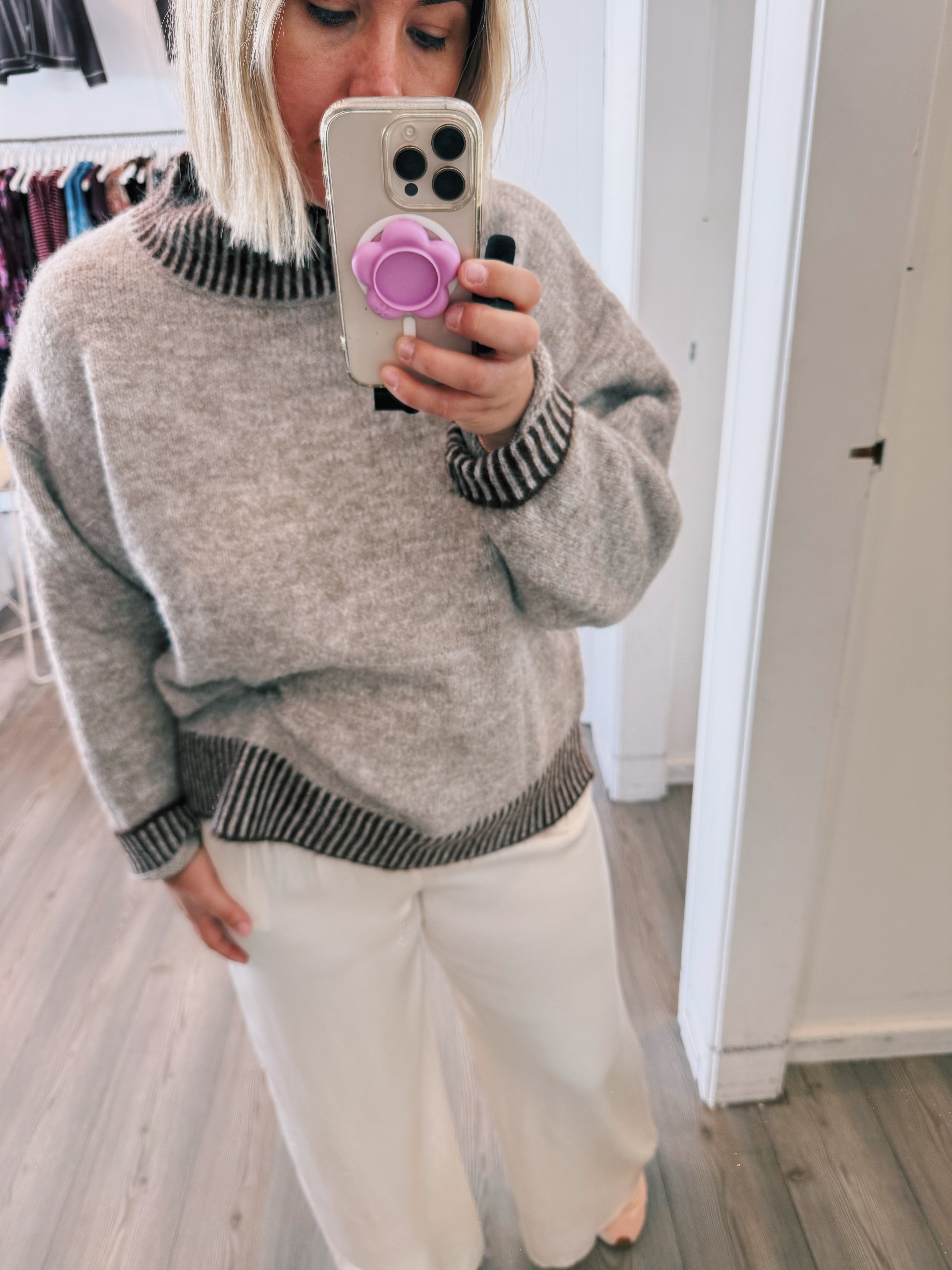 Brown & Chocolate detailed Jumper