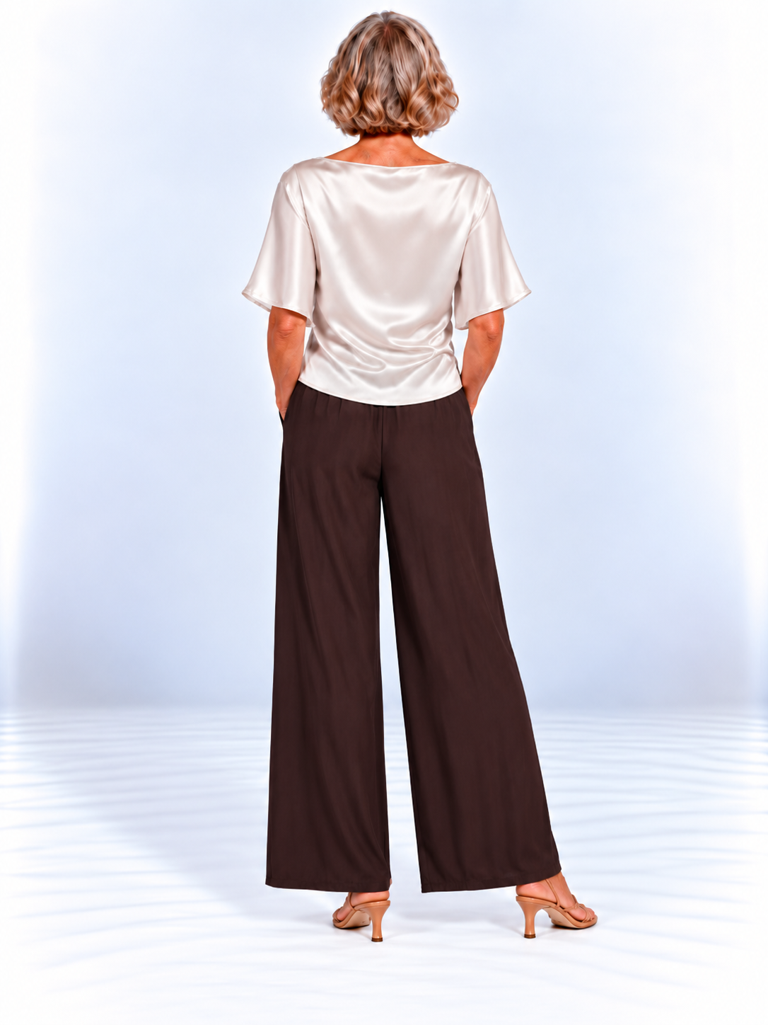 Satin Bow Top