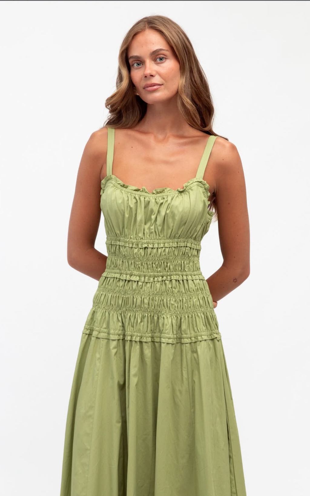 Pre Order Lou Matcha Dress arrival 10th December