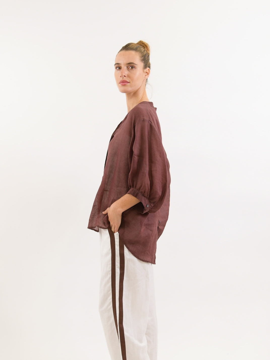 Aurora Shirt Chocolate