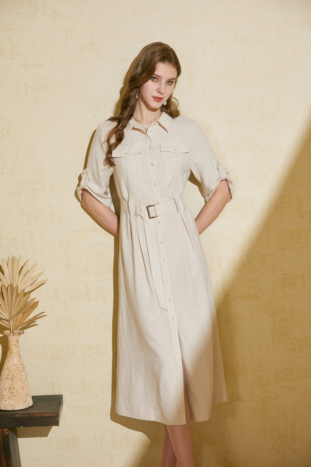 SERAPHINA DRESS NATURAL