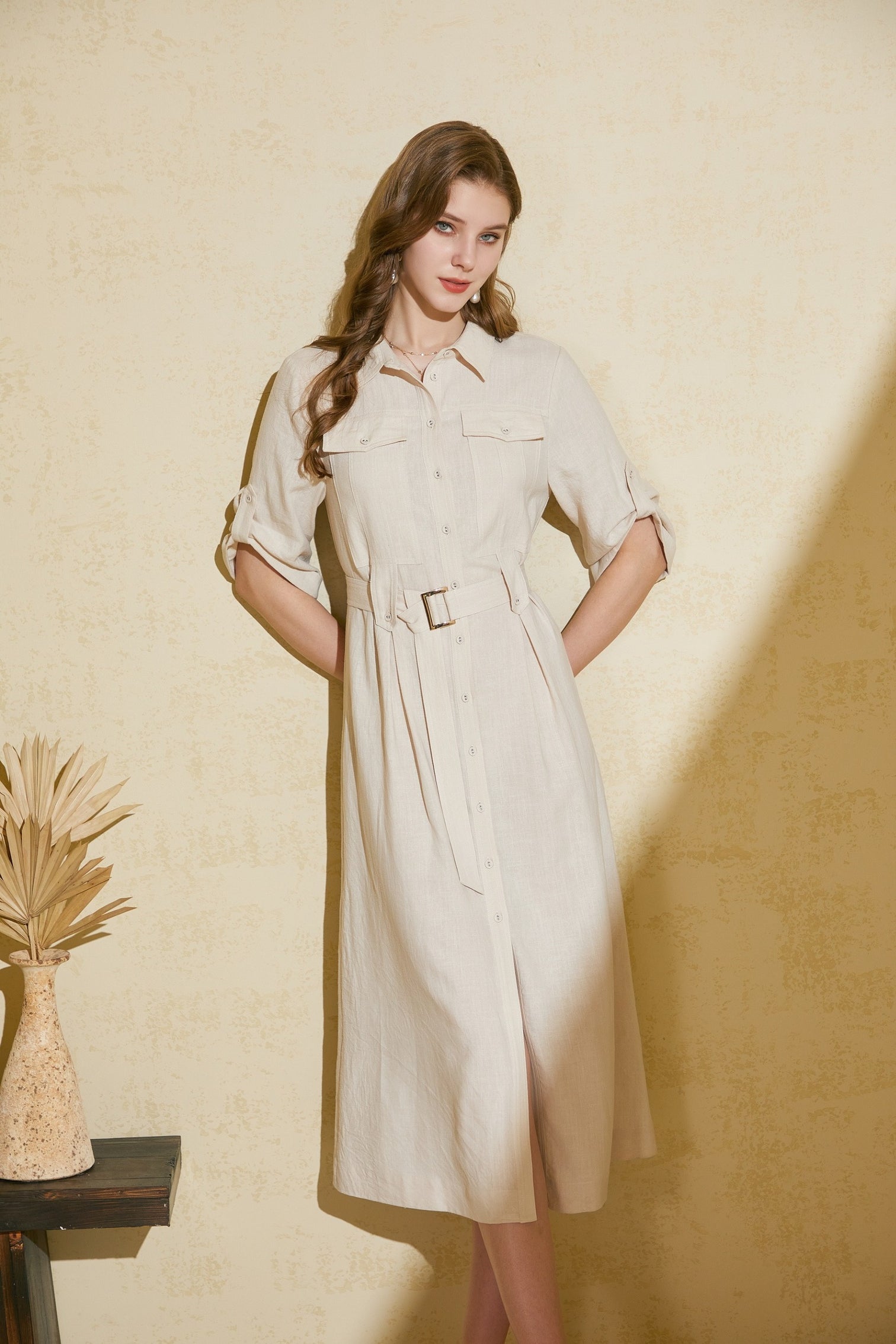 SERAPHINA DRESS NATURAL