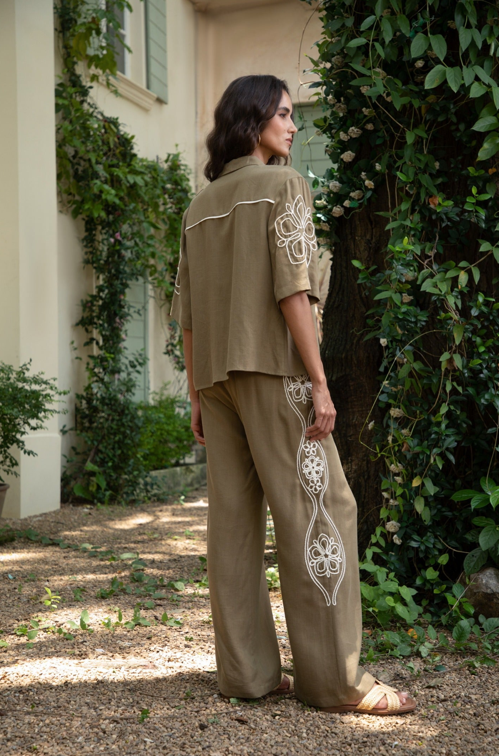 Meadow Embroidered Pants