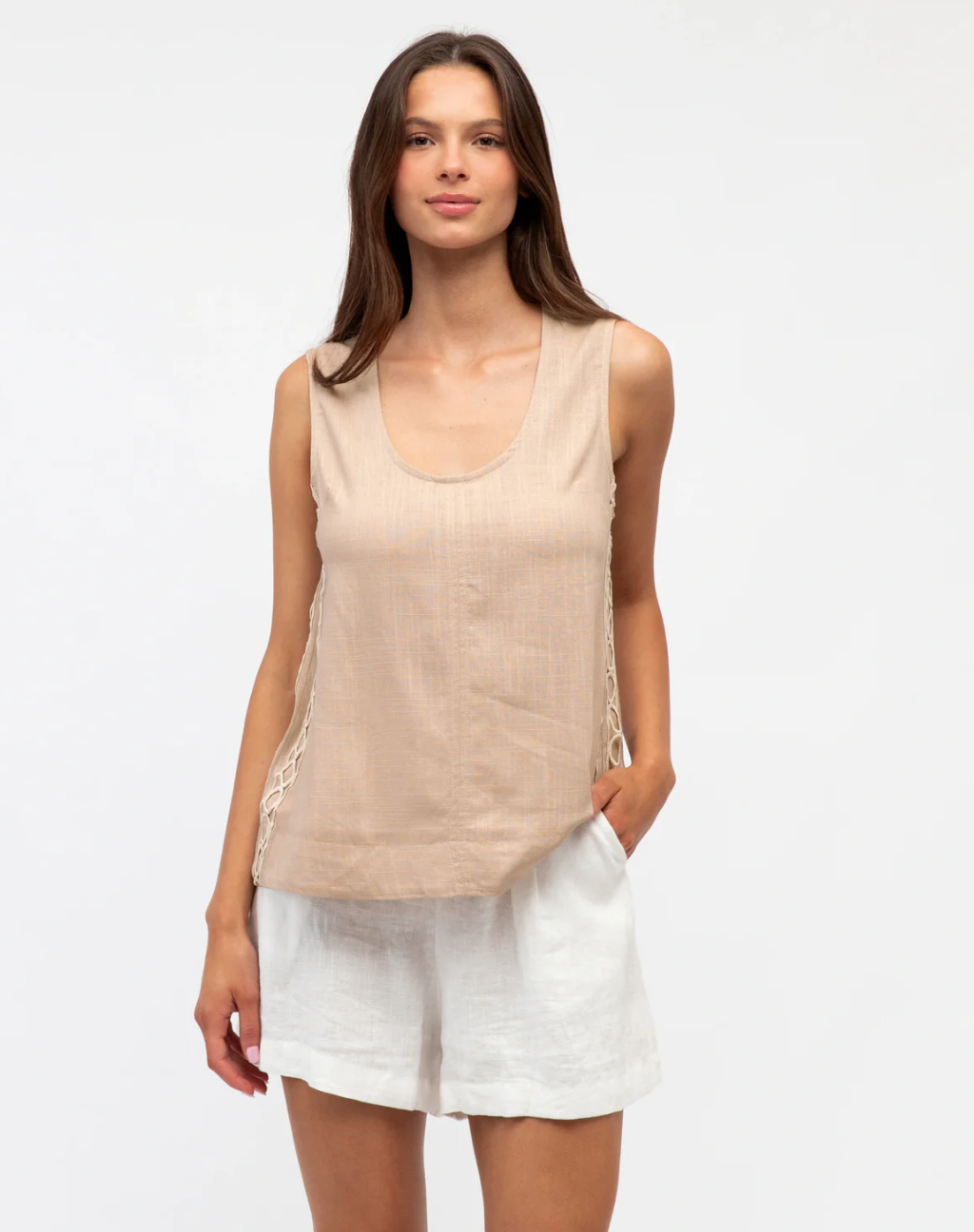 Lucy Side Embroidery Top