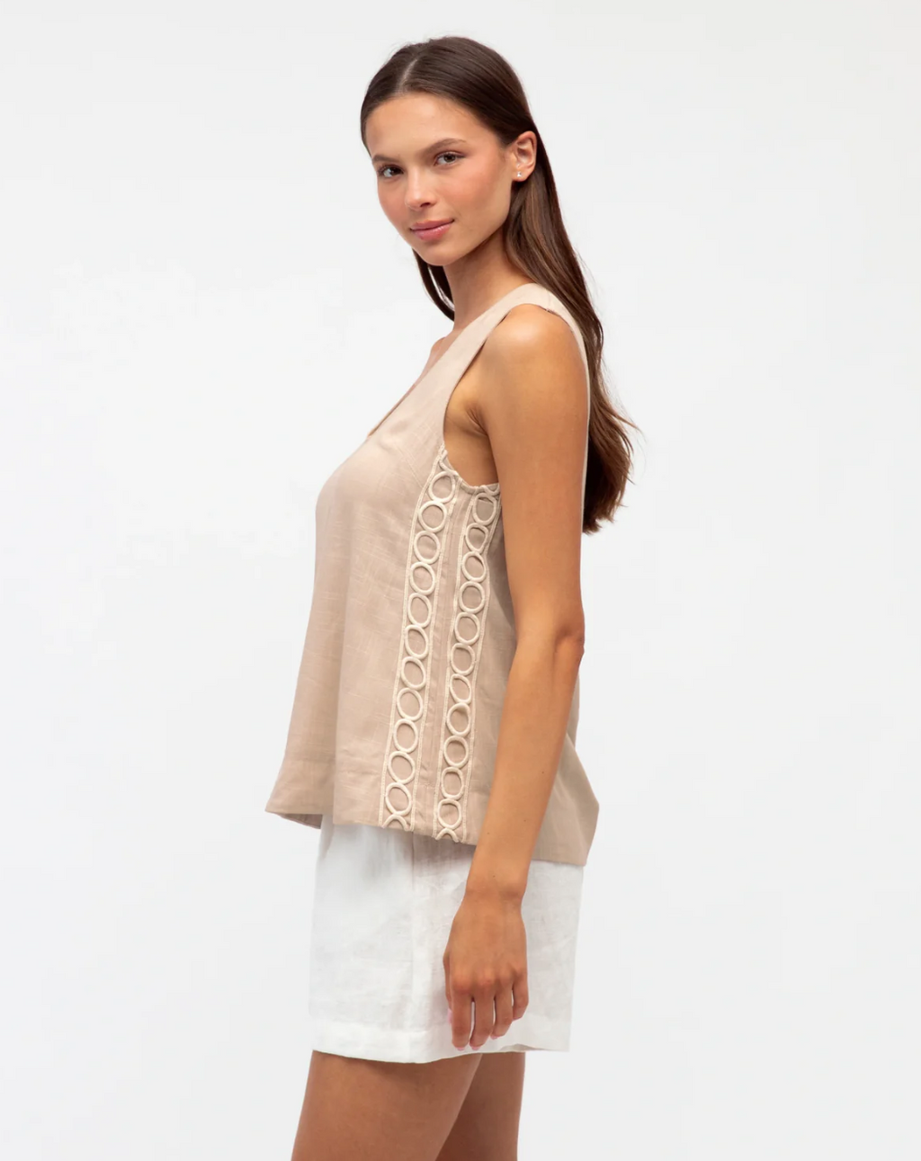 Lucy Side Embroidery Top