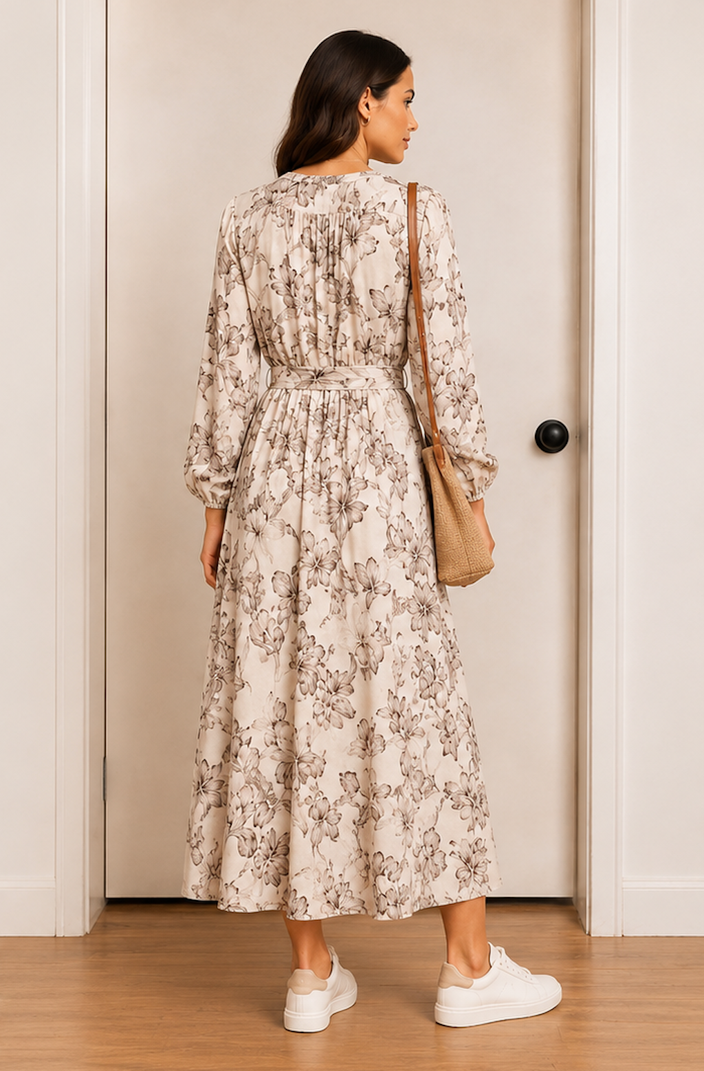 White Florist Dress