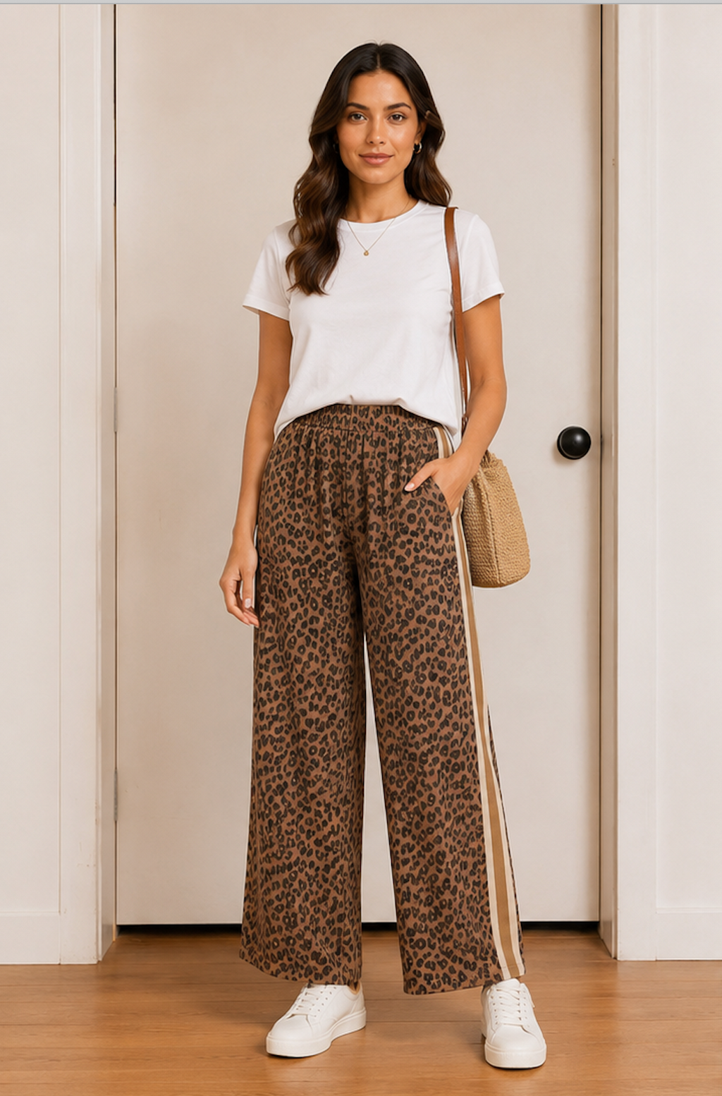 Leopard Pants Denim
