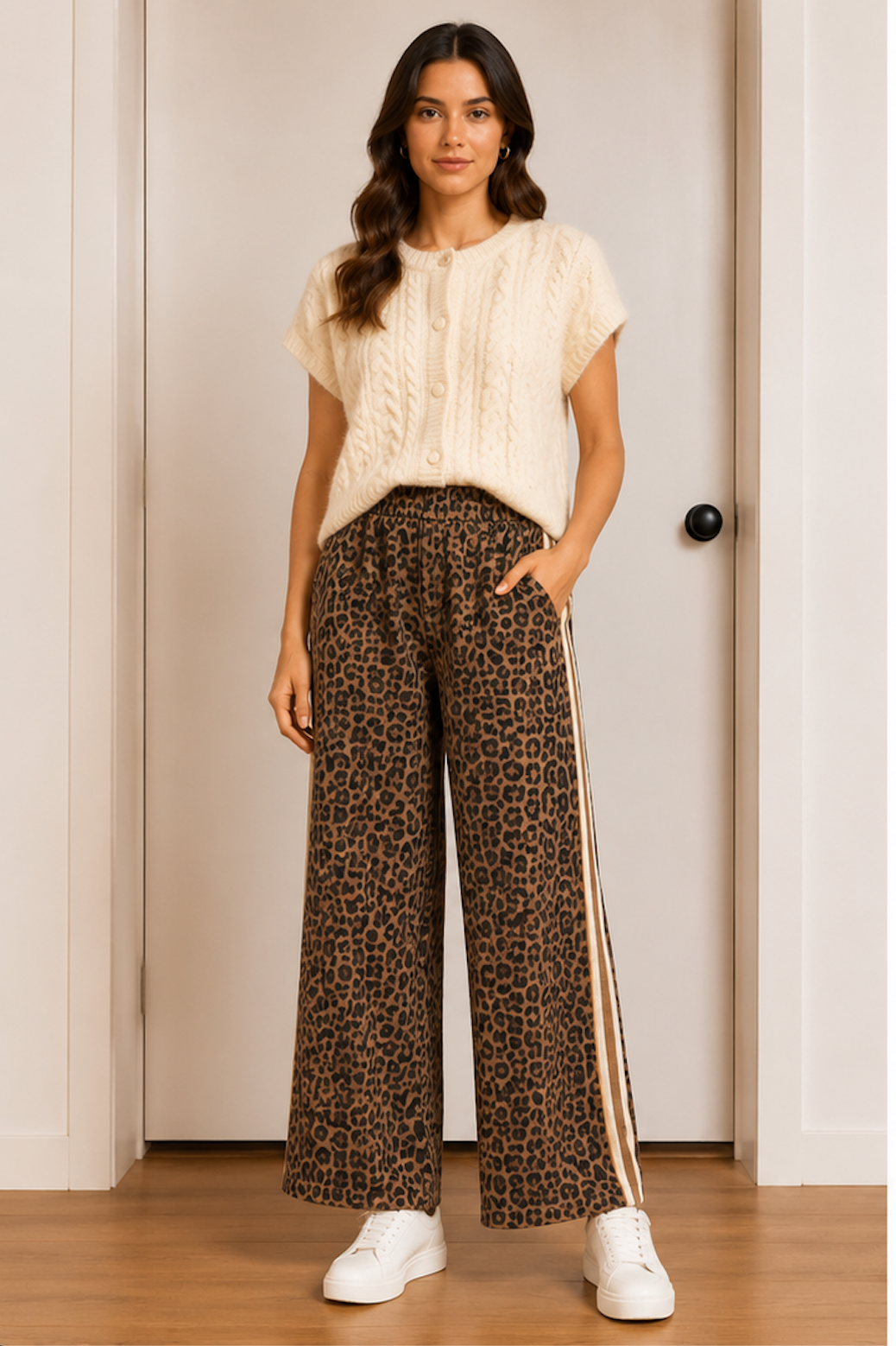 Leopard Pants Denim