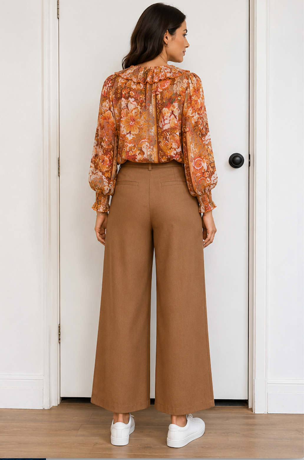 NANCY FRILL BLOUSE