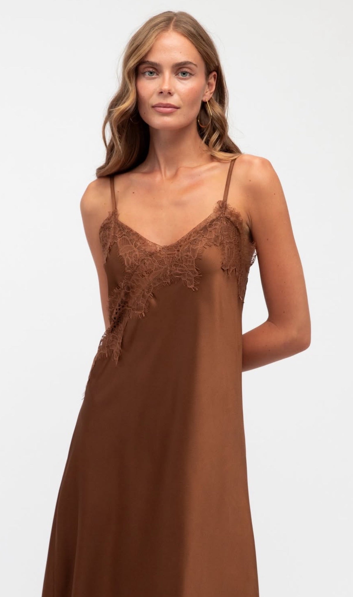 Kerr Satin Bias Cut Midi